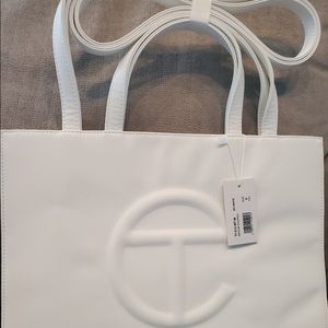 Medium white Telfar bag